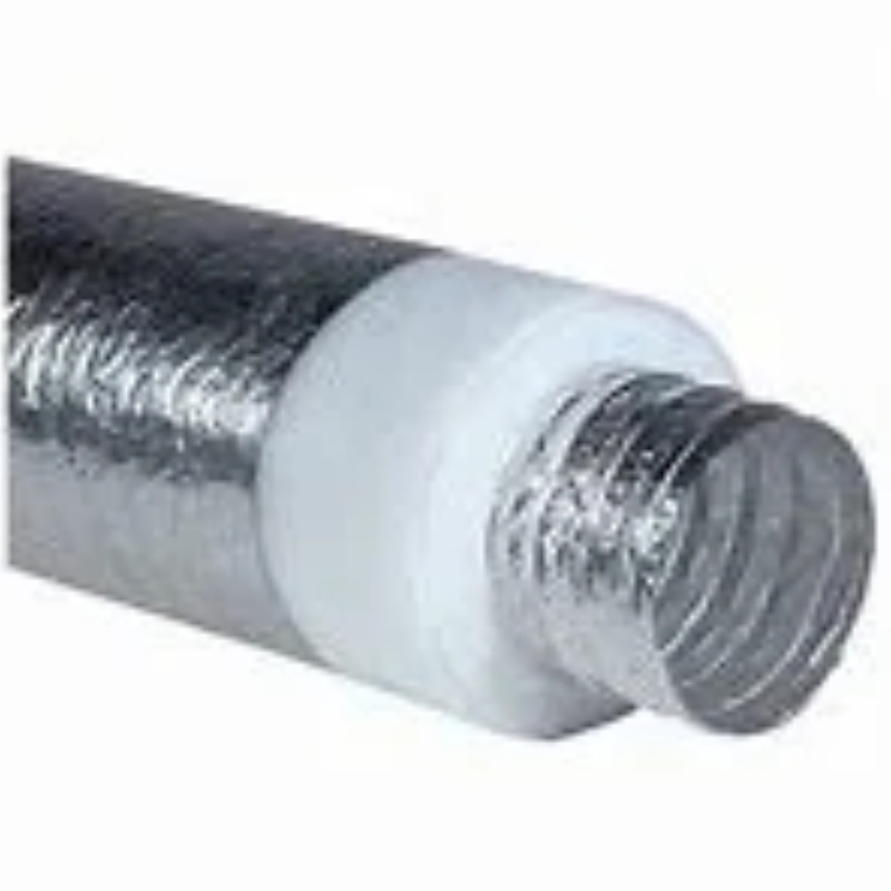 Metalized Polyester with Fibreglass Scrim as Flextible Foil Air Duct Jacket