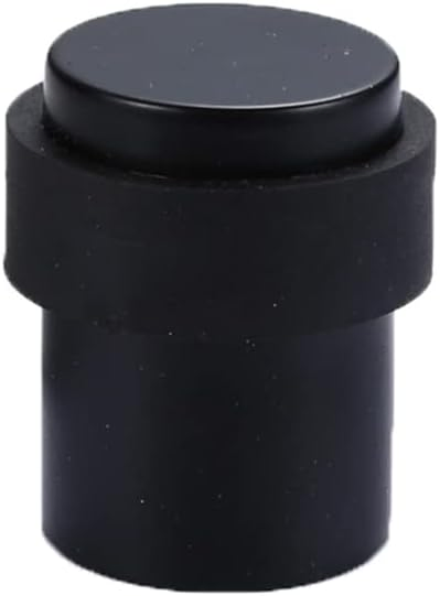 Mdmp-158 Die-Cast Zinc Door Stop, Black Finish