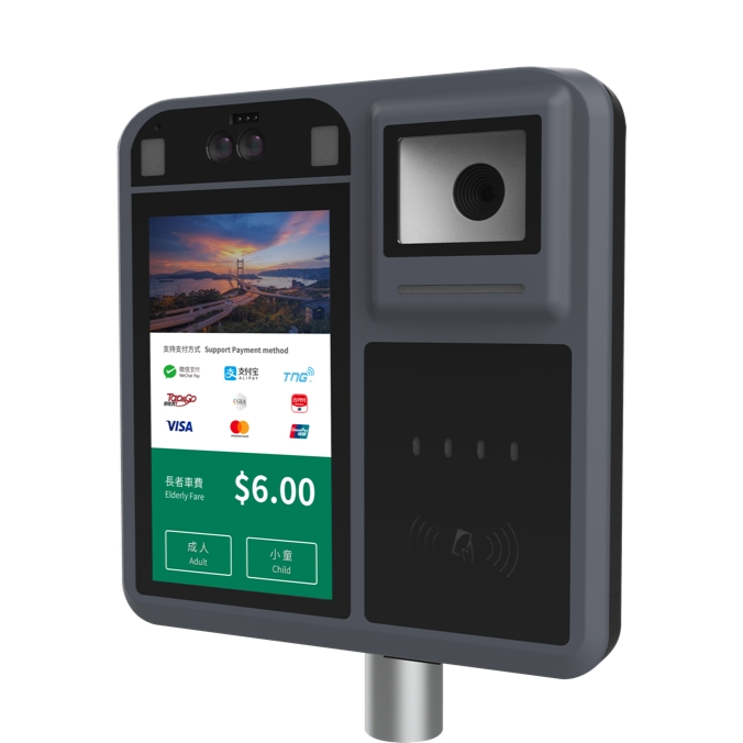 4G Automatic Cashless Public Fare Ticket Code Bus Contactless Payment Validator P18-Q
