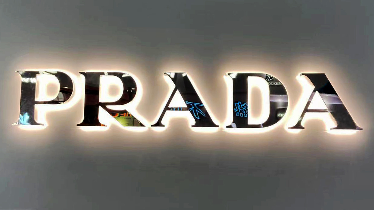 Factory Custom Building Outdoor Mounted LED Backlit Letters Signage