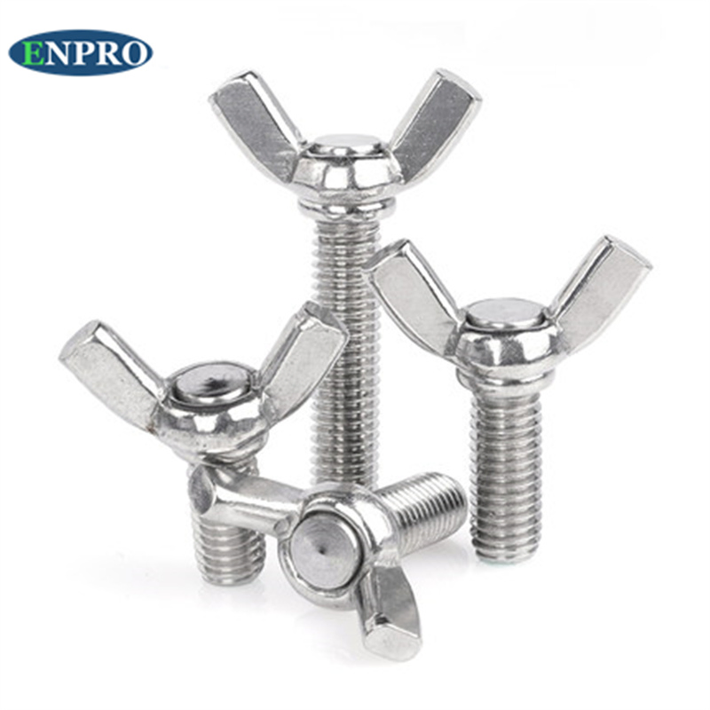 Wholesale Price Stainless Steel Butterfly Wing Screw and Nut