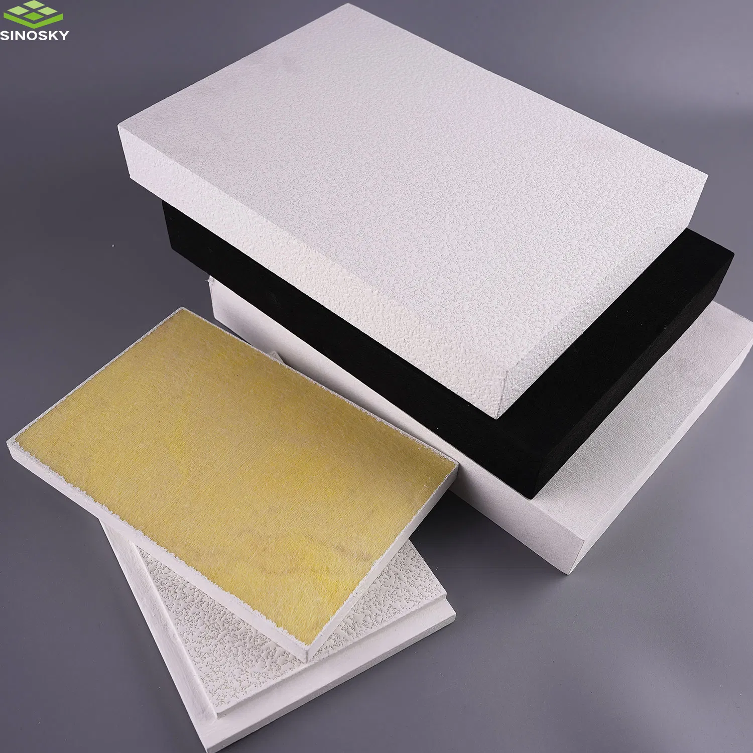 Soundproof Material Suspended Ceiling Fiber Glass Acoustic Ceiling Panel