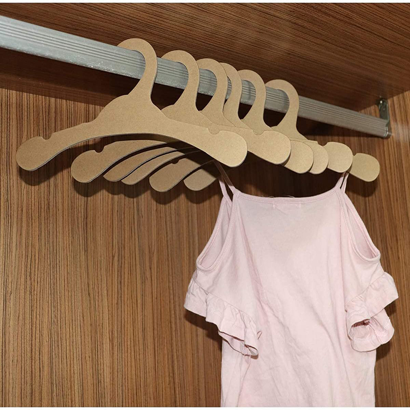 Eco-Recyclable Custom Logo Wholesale Price Children's Paper Clothes Hanger