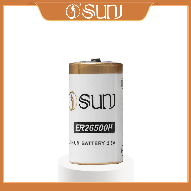 Water Gas Meter Power Er26500h Cylindrical 3.6V Lithium Lisocl2 Primary Battery