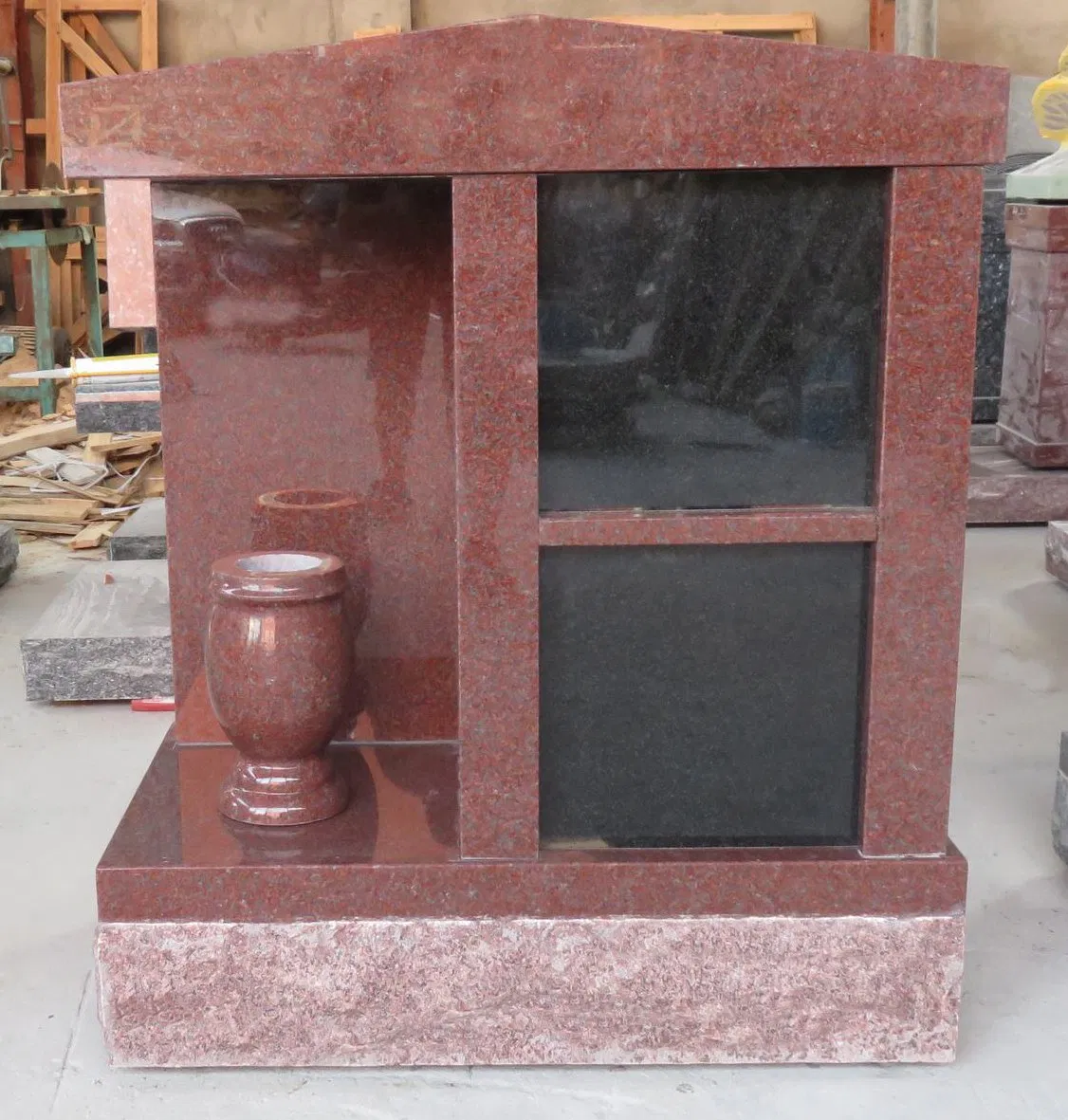 Wholesale Cremation Granite Gravestone 2 or 4 Niche Small Columbarium
