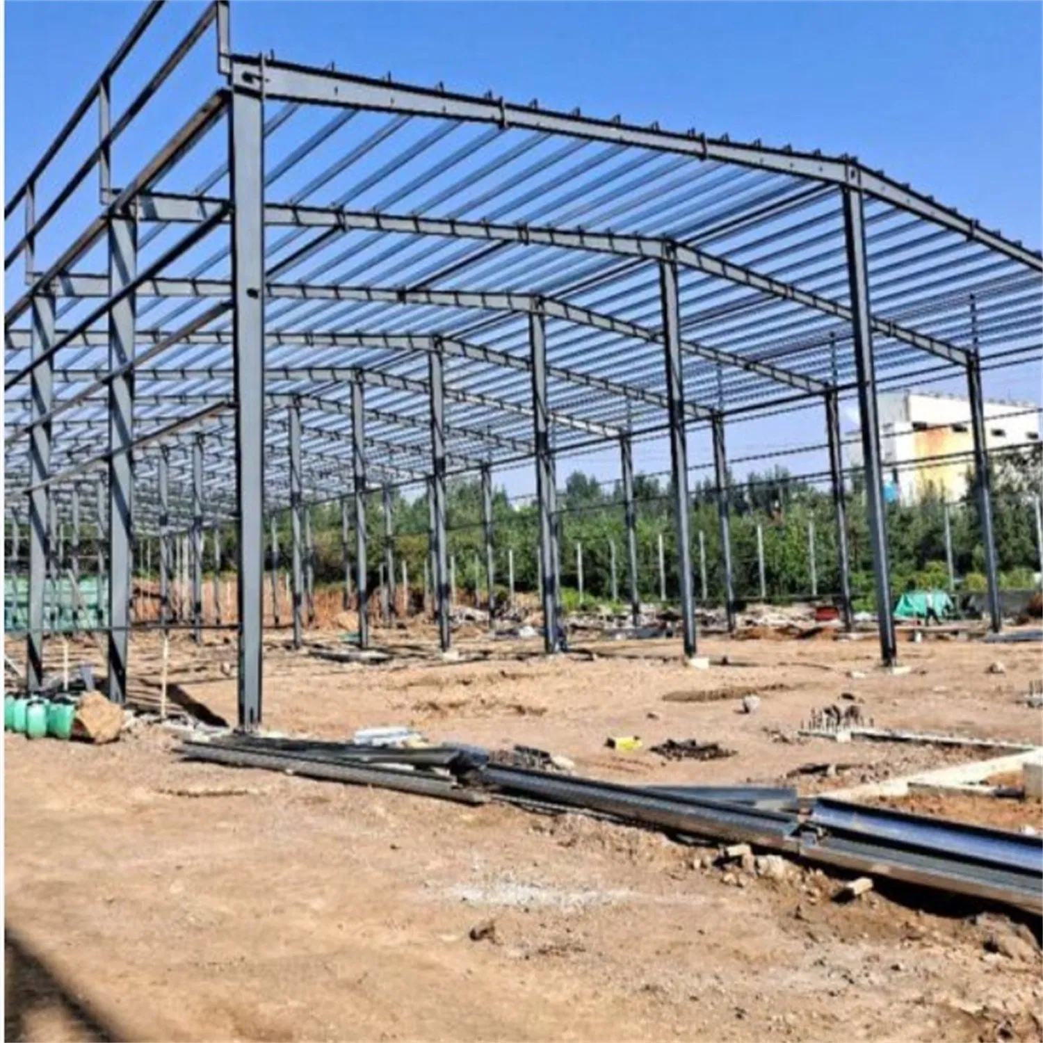 Custom-Designed Easy Install Steel Structure Prefab Warehouse for Industrial Storage