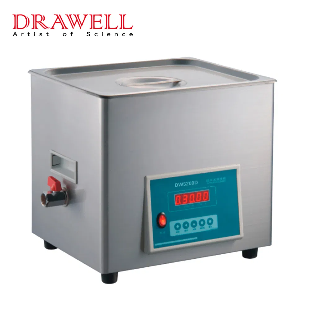 Dw-5200d 10L Home Use Ultrasonic Equipment Jewelry Metal Auto Parts Tools Digital Ultrasonic Cleaner Electronic Cleaning Equipment Cleaner