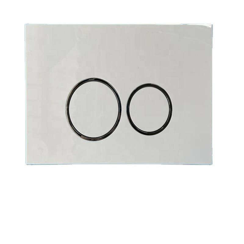 Wholesale ABS Plate Black White Double Flush Button for Wall-Hung Toilet Tank