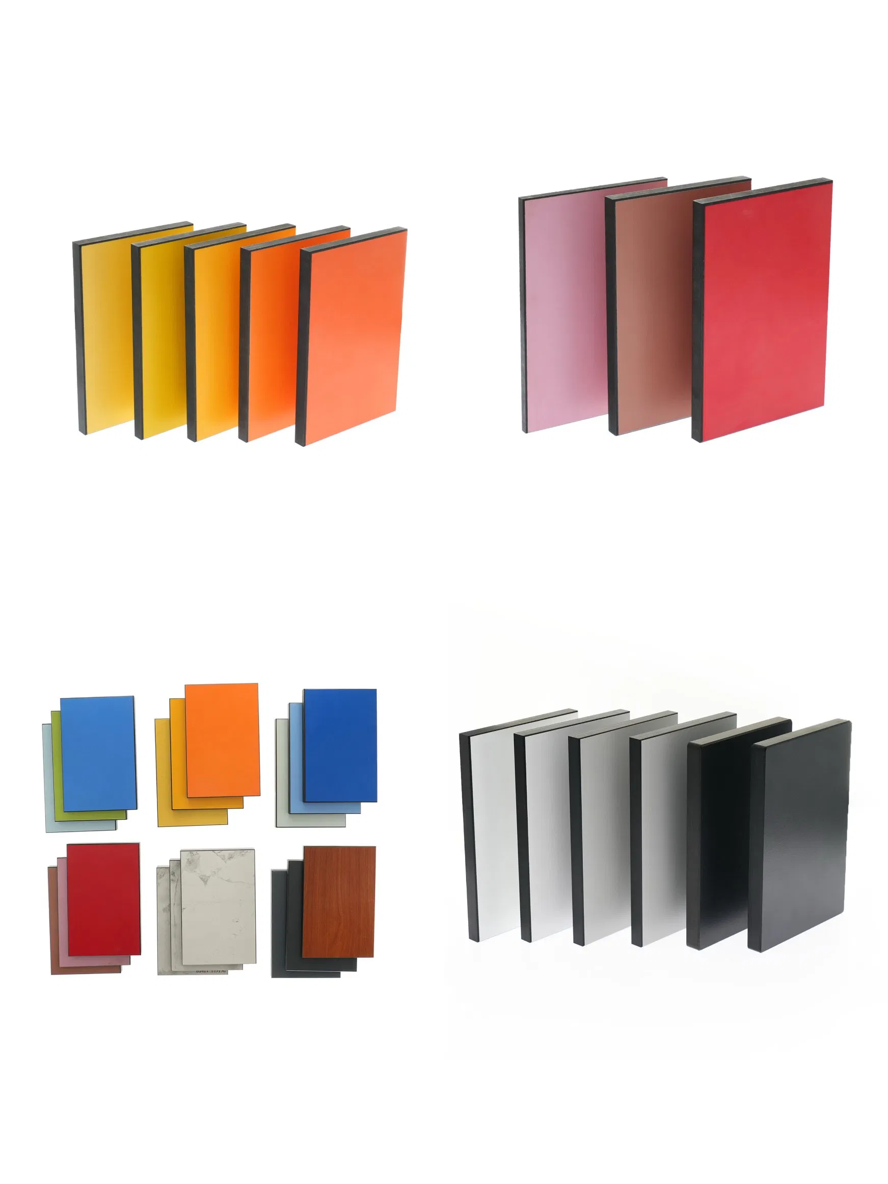 Smooth Surface Available in More Standard Colors Solid Color Compact Laminate HPL for Modern Toilet Partitions