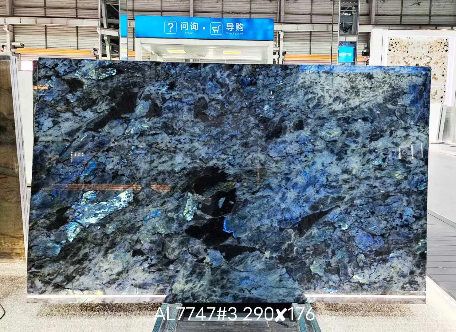 Popular Style Blue Labradorite 2025 Background Wall Flooring