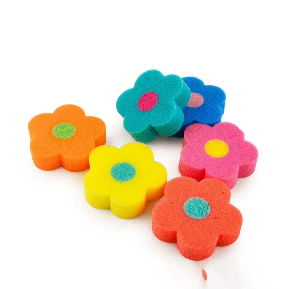 Cute Cartoon Star-Shaped Bath Sponge
