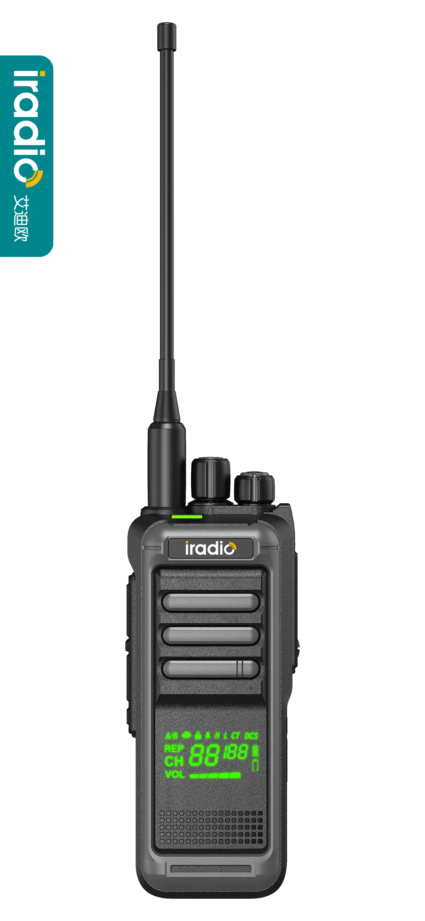 Versatile Handheld Two Way Radio with Type-C Charger and Monitor