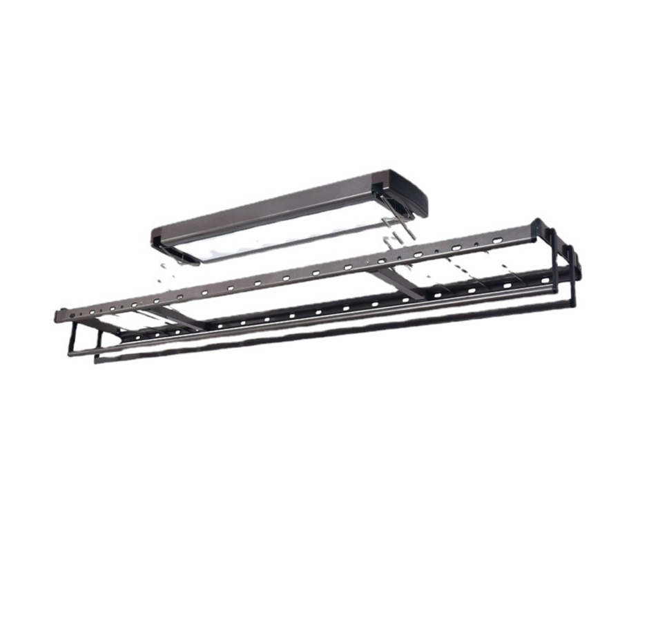 Multi-Function Ceiling Clothes Drying Rack Automatic Electric LED Voice Broadcast Balcony