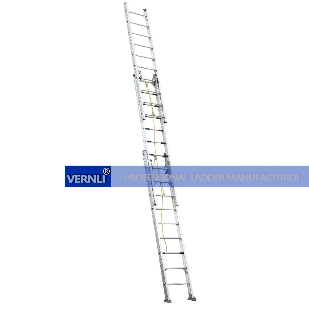 3*10 Step Aluminum Three Section Telescopic Extension Ladder