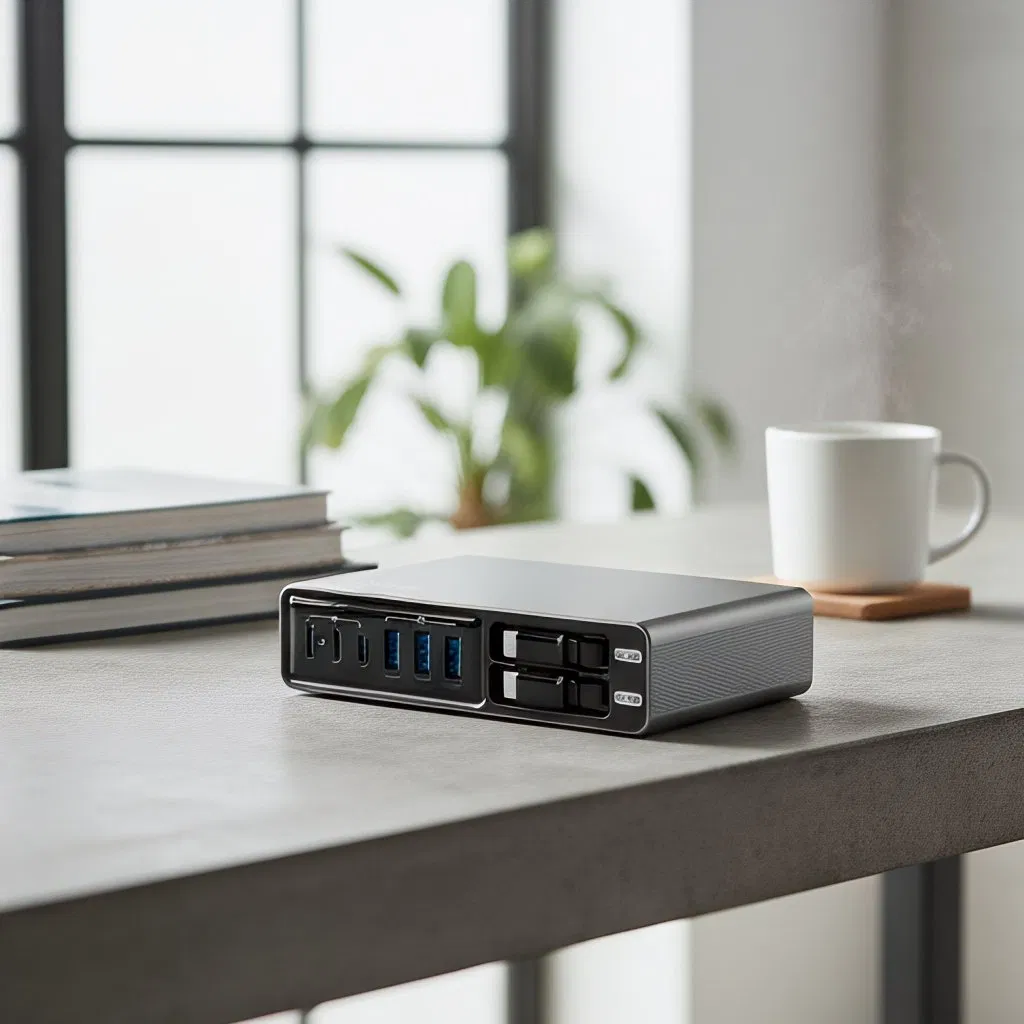 Компактный GaN зарядник USB-C 320W для ноутбука