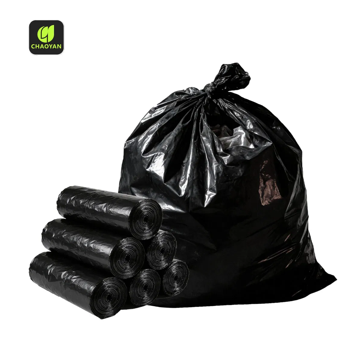 Прочные цветные мешки для мусора HDPE, большие, на заказ