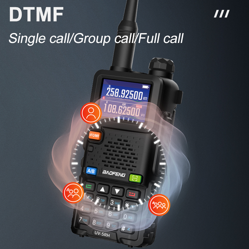 Портативная рация Baofeng UV-5RH, 10Вт, 128 каналов