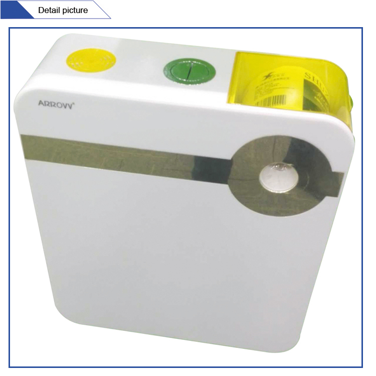 Wall Mounted Key Sticker Square Plastic Toilet Tank