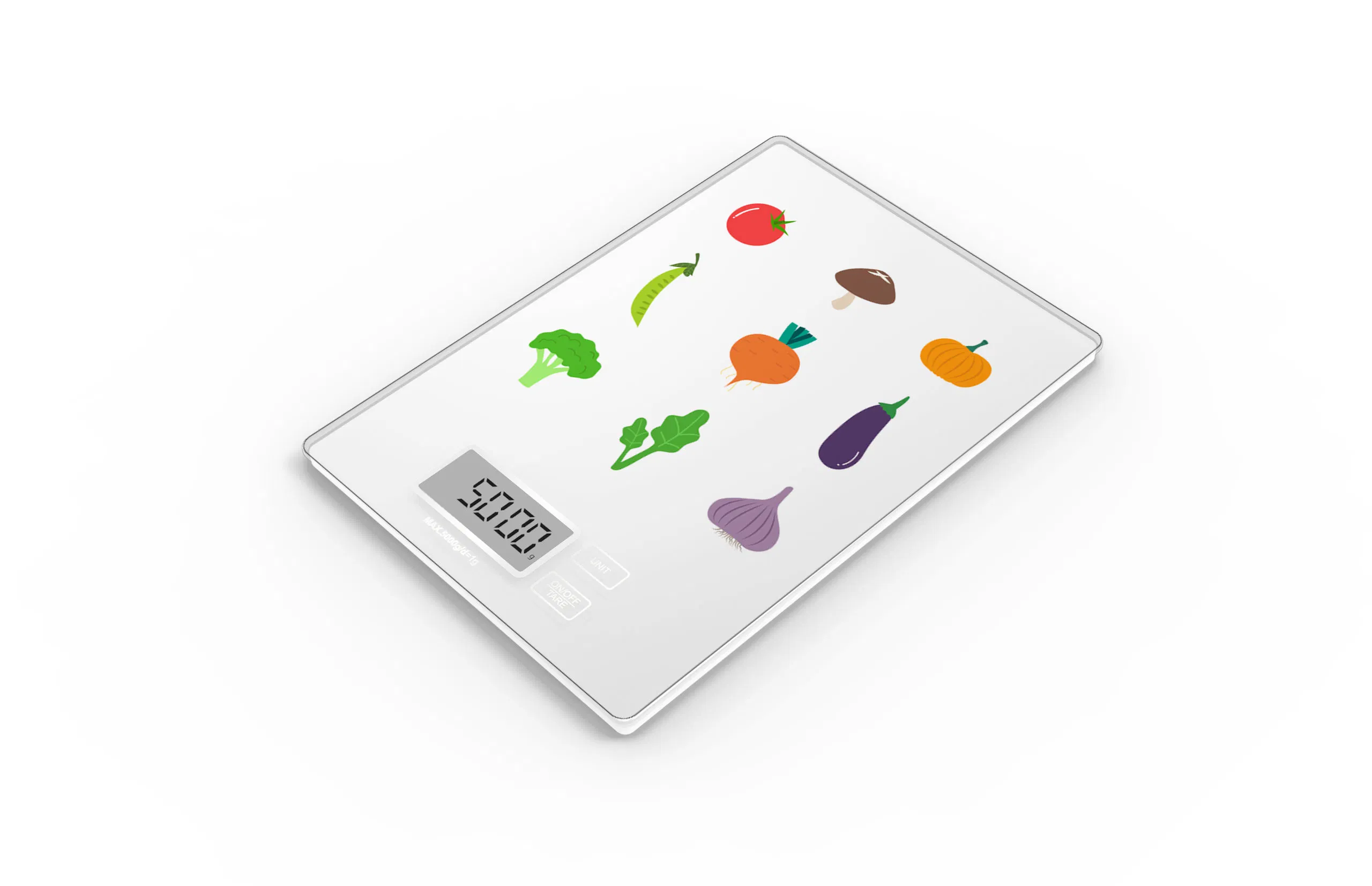 Кухонные весы цифровые 5 кг LCD, тонкие