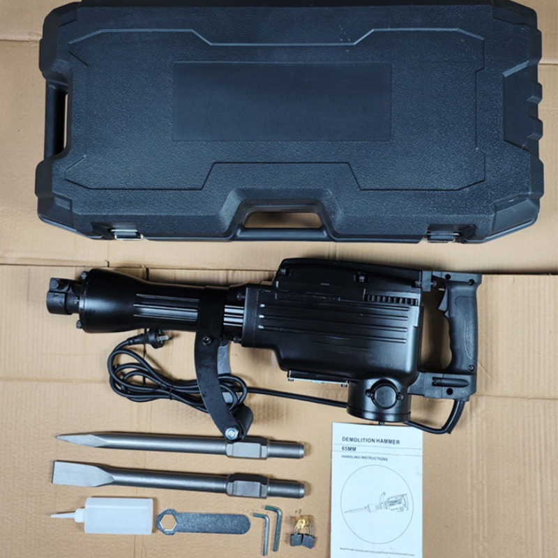 Электрический отбойный молоток Weichi 1350W для бетона и демонтажа