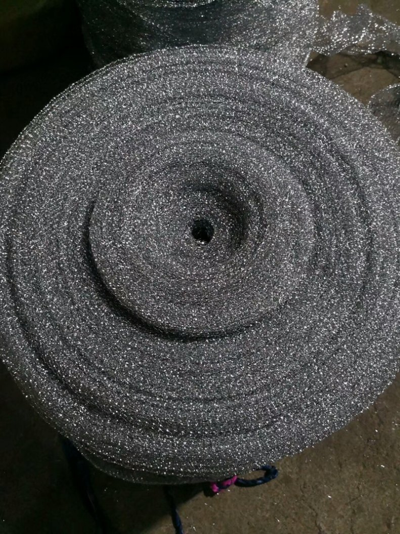 Galvanised Steel Wire Iron Sponge Metal Mesh Pot Scourer in Cleaner Scrubber