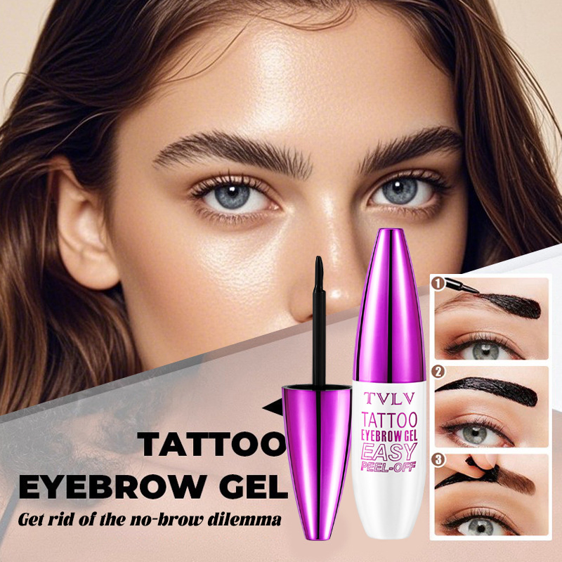 Long-Lasting Waterproof Eyebrow Pencil - Natural Gel Formula