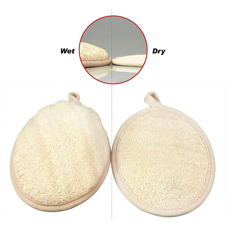 Wholesale Natural Loofah Bath Scrubber Pad Cleaning Pad