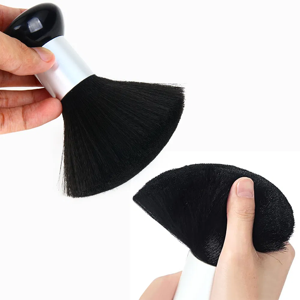 Black Soft Salon Barber Neck Duster for Shaving Beard Haircutting Cleaning