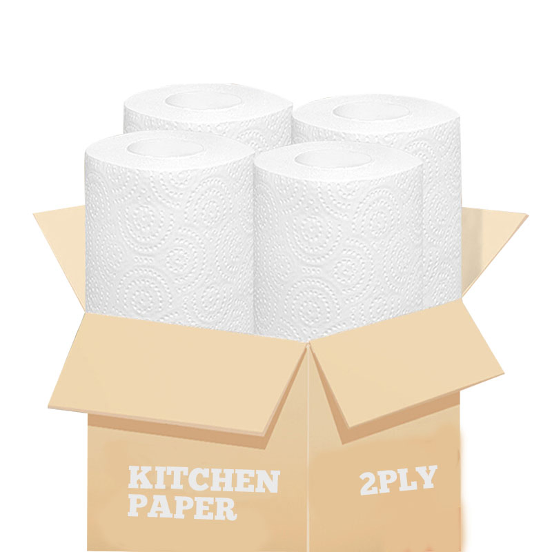 FSC 6 Rolls of Ultra Absorbent and Durable Eco-Friendly Bamboo Paper Towels Kitchen Towel Tissue