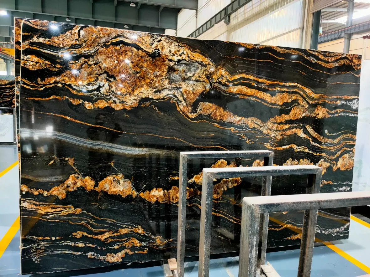 Cosmic Black Quartzite for Polished Tiles&Slabs&Countertop