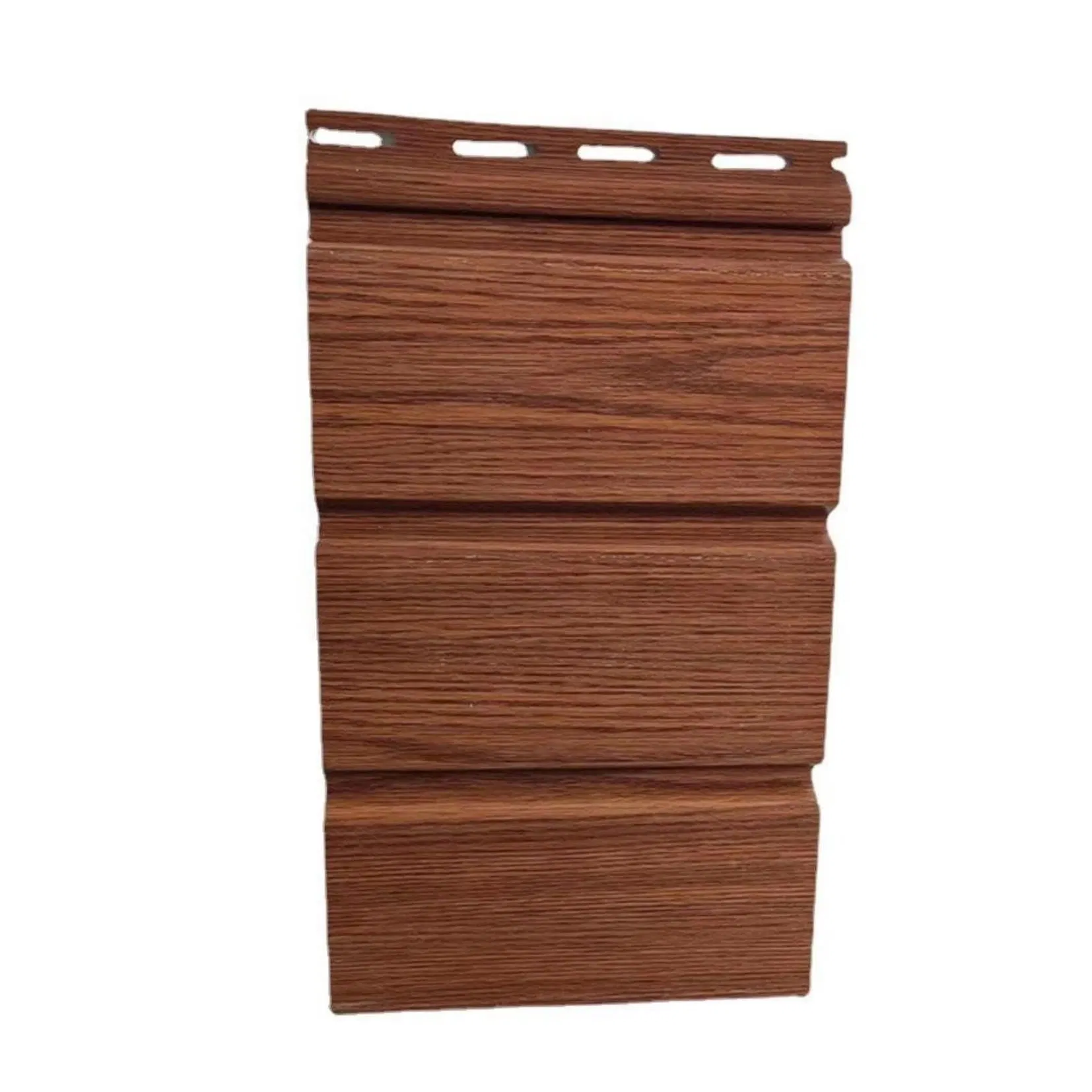 Hot Sale Wood Grain PVC Soffit and Vinyl Siding for Home Decoration