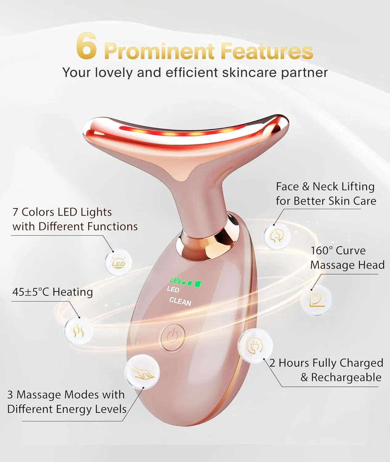 Multifunctional Facial Massagerfor Health Care and Beauty Routine