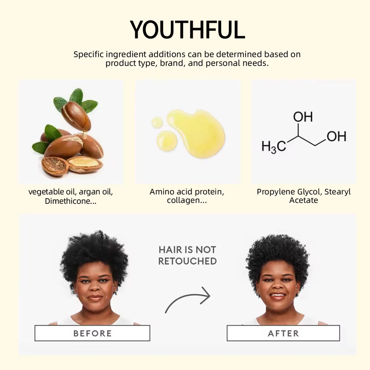 Best Curly Frizz Taming Hair Products Enhancing Curl Activator Cream for Permed