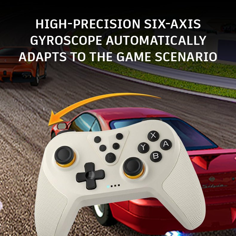 New Wireless Bt Gamepad Wake up Sense Vibration Game Joystick Controller for Nintend Switch Lite OLED