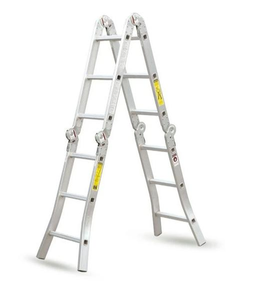 En131 Approved Multi-Purpose Telescoping Ladder Double Side 4X3 4X4 4X5 Aluminum Step Ladder