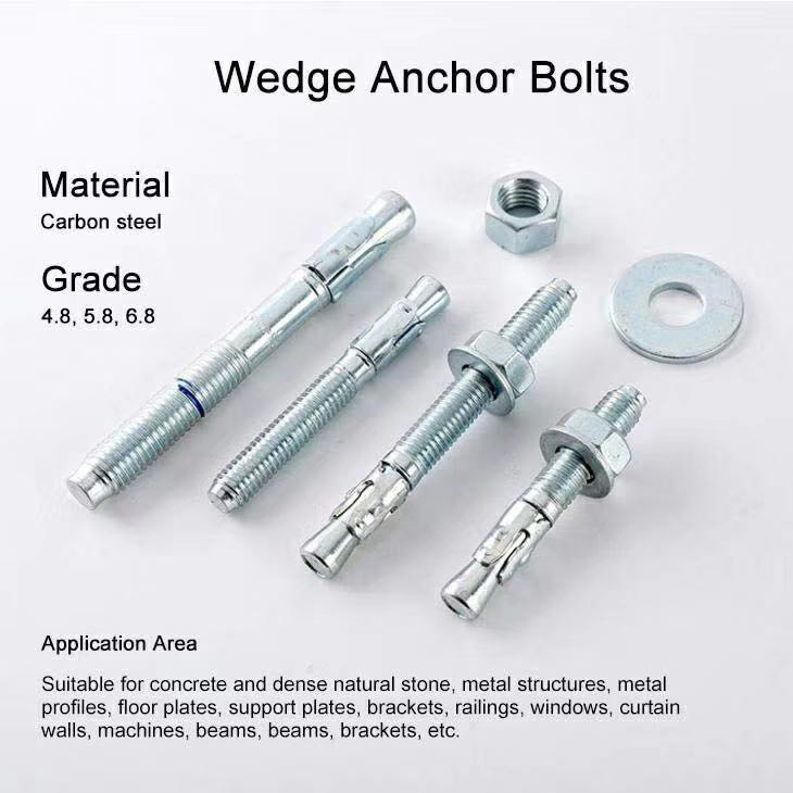 Zinc Plated Wedge Ancho Factory Direct High Quality Expansion Bolt