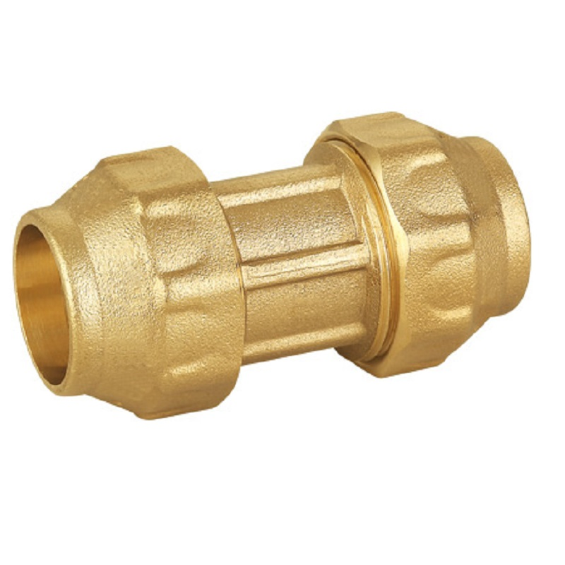Brass Compression Forging PE Pipe Connect 90 Degree Elbow Fitting