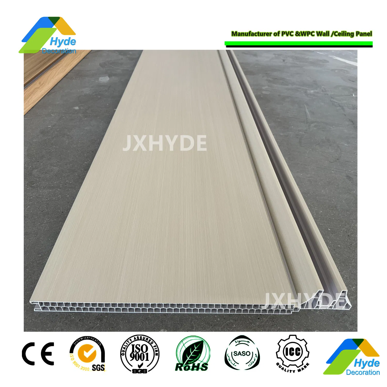 Soundproof 26mm Thickness Easy Installation PVC Partition Wall Panel