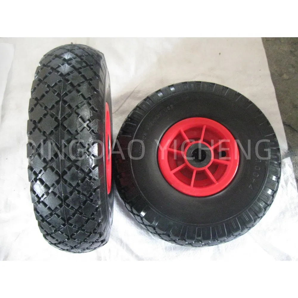 10 Inch Pneumatic Tires for Wheelbarrow Hand Truck & 3.00-4 Garden Carts Air-Filled Replacement Wheels