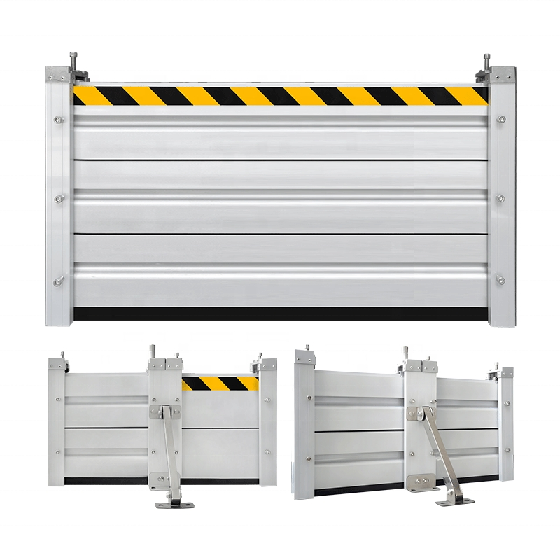 Automatic Flood Defence Control Barrier System Aluminum Flood Barrier Garage Door Flood Gate Barrier