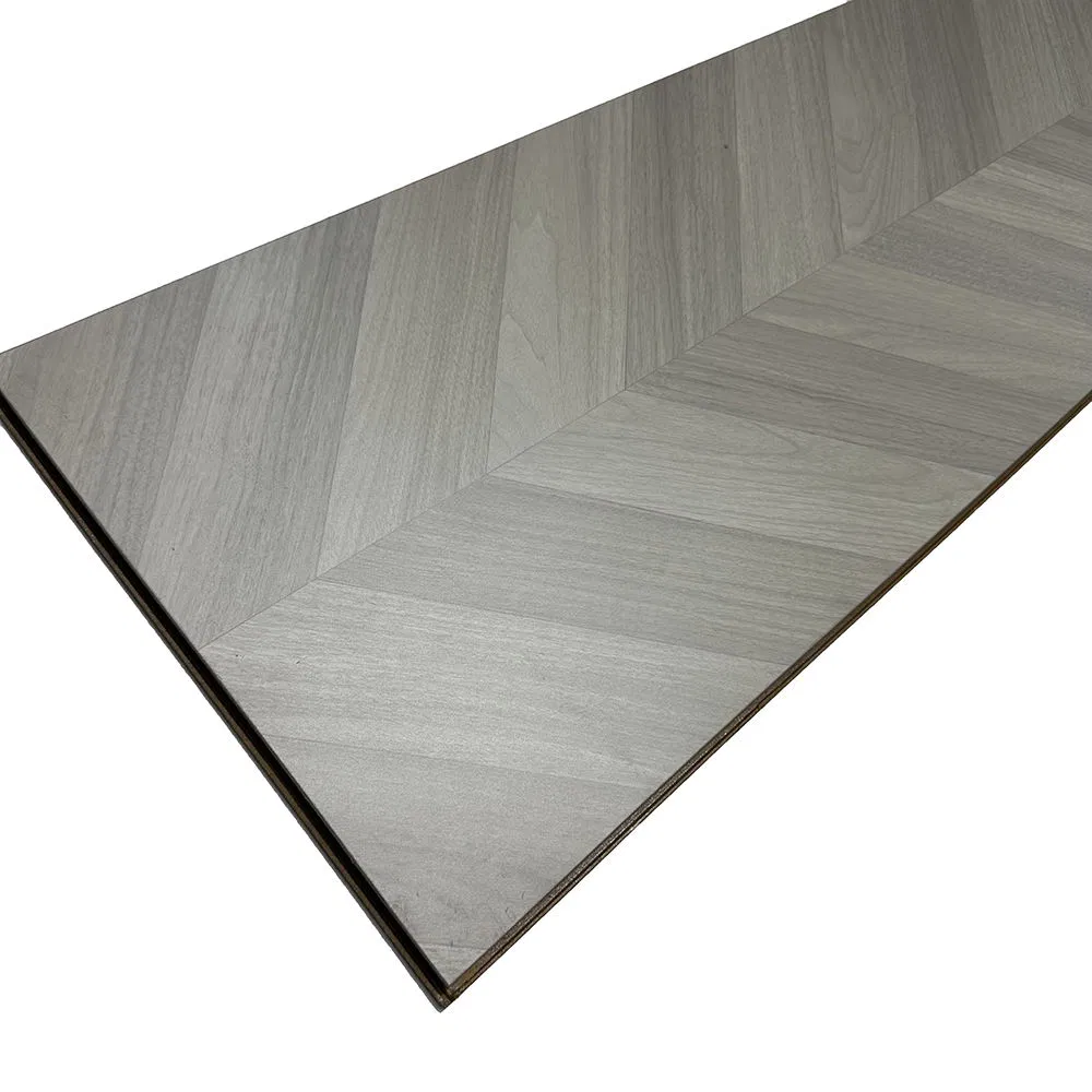 Ламинированный паркет Рыбья кость темно-коричневый