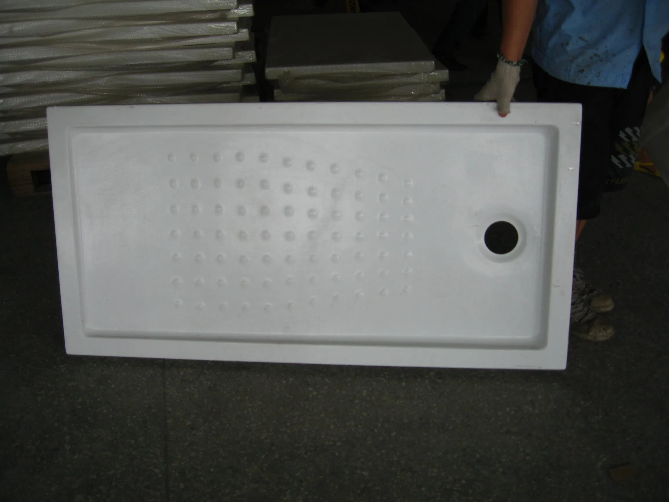 Slim Acrylic Shower Basin, Rectangle acrylic Shower Tray, Acrylic Shower Plate