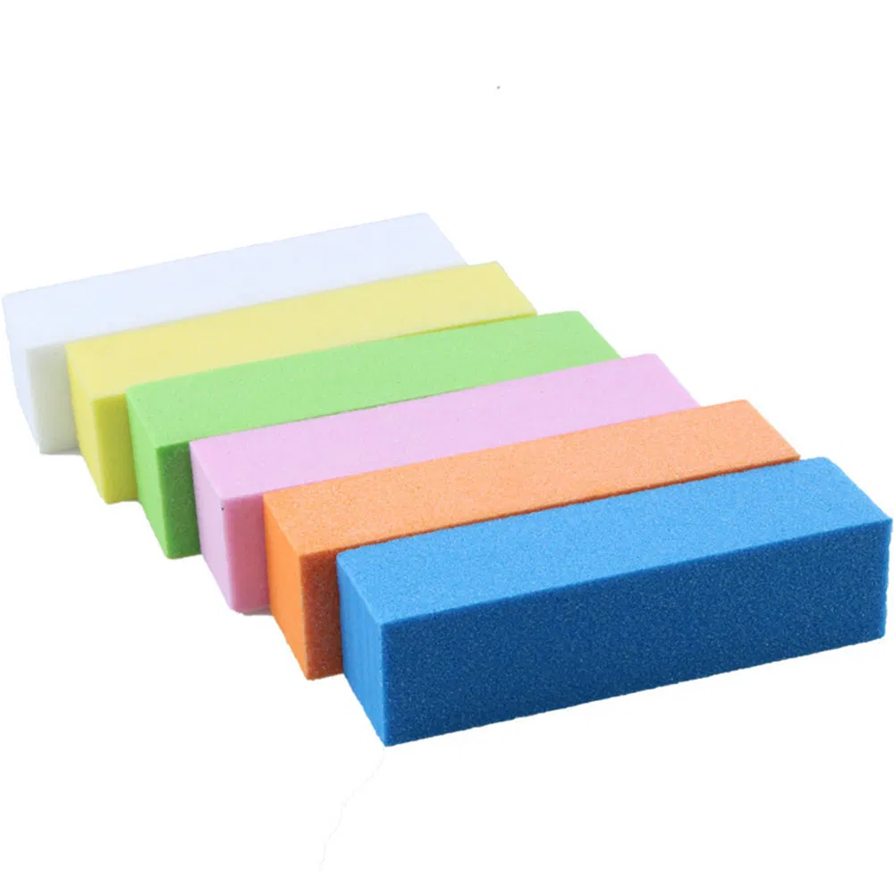 High Quality Nail Art Tool 4-Side Nail File Buffer Nail Sanding Sponge