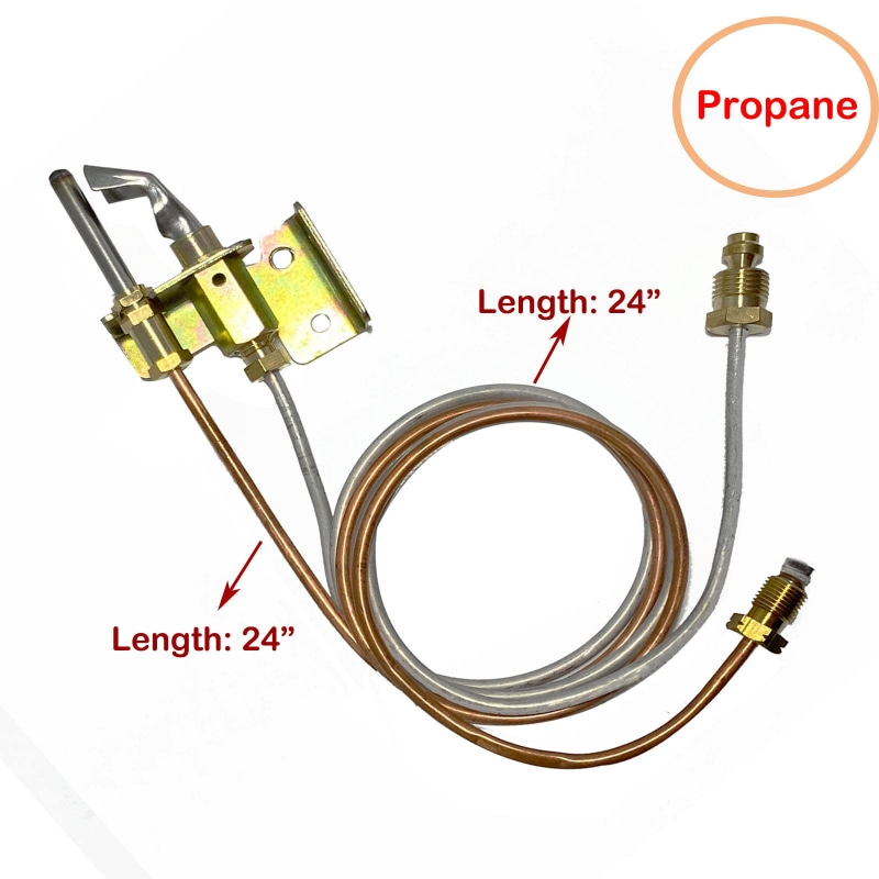 Heating Element Gas Pilot Burner Assembly Thermocouple and Tubing