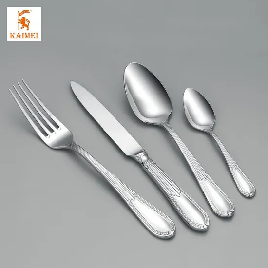 Silverware Cutlery Set Stainless Steel Flatware Set Restaurant Wedding Tableware