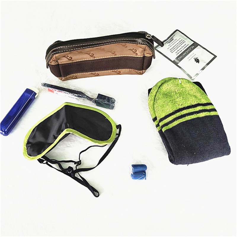 Cosmetic Bag Set Teeth Hygiene Kit Airlines Amenities Amenity Set