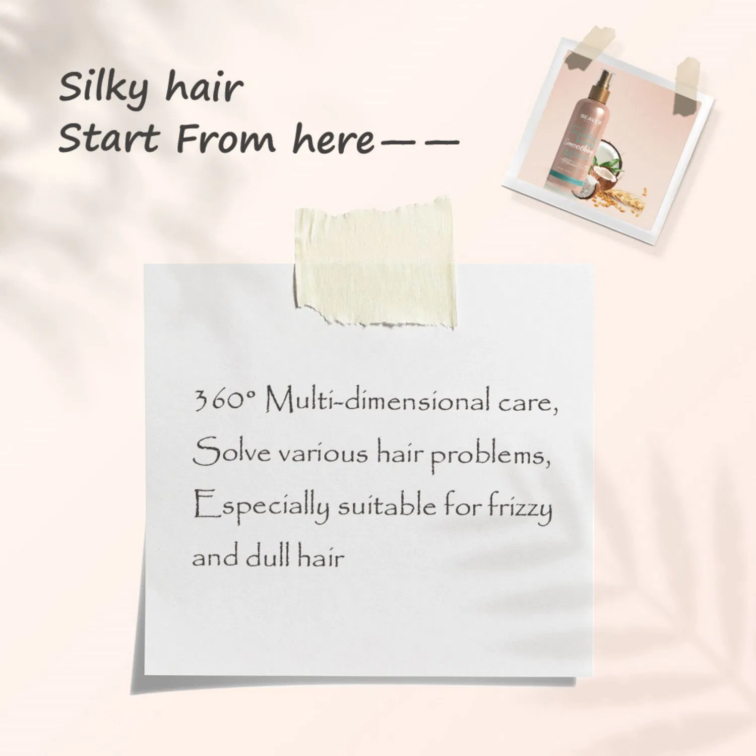 Hot Selling Hair Care Heat Protection Spray Smoothing Spray