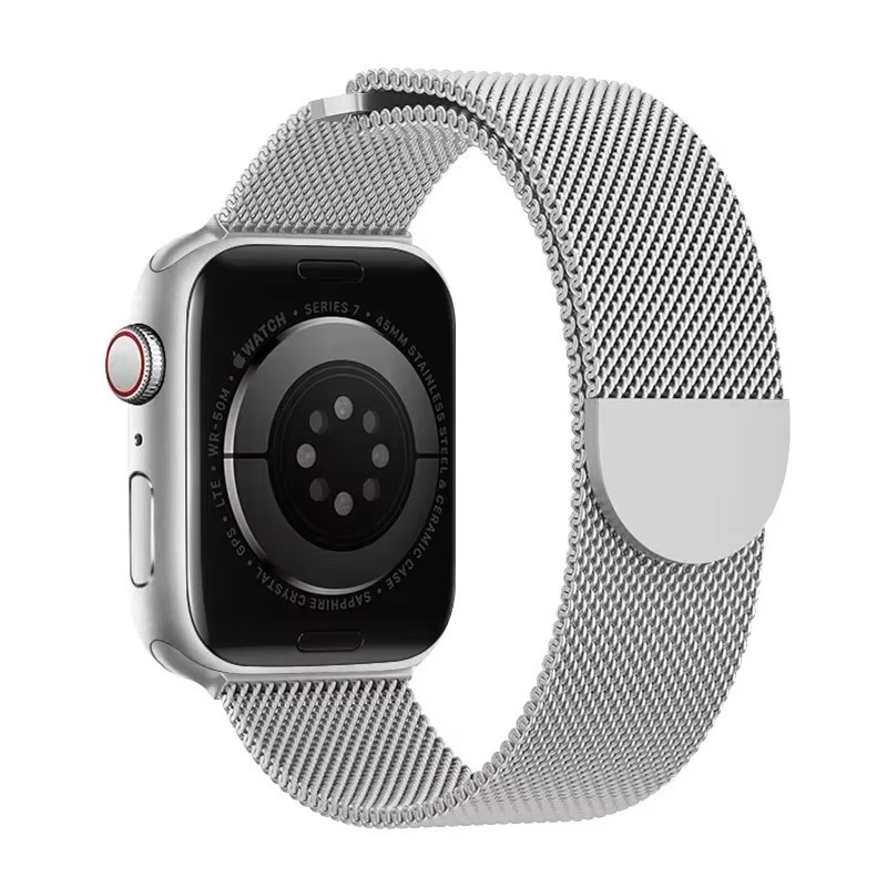 Loop Band Compatible Apple Watch Magnetic Closure Adjustable Metal Strap iWatch Series
