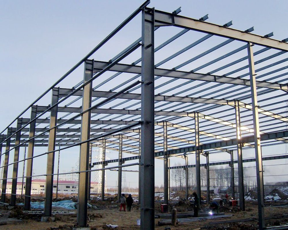 Steel Workshop Building Metal Workshop and Garage Prefab Steel Warehouse Building