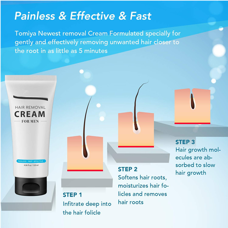 OEM Premium Hair Removal Cream for Men Smoothing